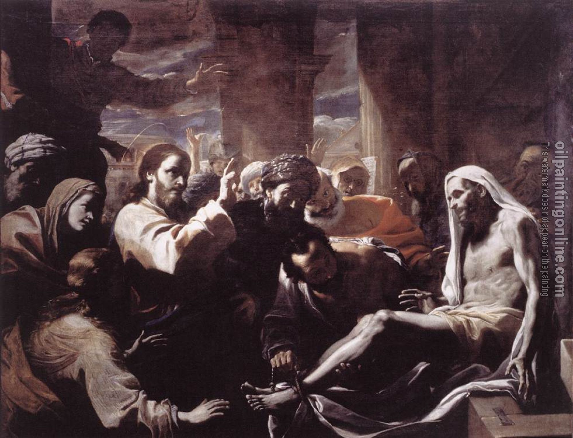 Mattia Preti - The Raising of Lazarus